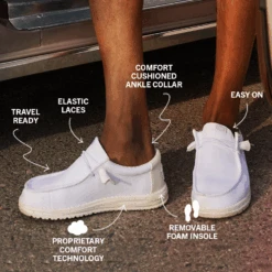 Wally Stretch Sox - Grey -Austins Shoes Store 250512 HEYDUDE Global StretchSox Onsite AltPDP 900x900 Wally 7