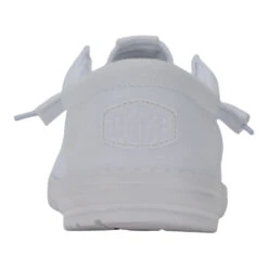 Wally Funk Mono - White -Austins Shoes Store 40011 100 WALLY FUNK MONO WHITE LEFT BACK