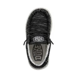 Wally Toddler Stretch - Black -Austins Shoes Store 40035 001 WALLY TODDLER STRETCH BLACK LEFT 6