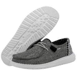Wendy Chambray Woven - Onyx 10 Wendy Chambray Woven - Onyx -Austins Shoes Store 40059 09U WENDY CHAMBRAY WOVEN ONYX LEFT 3