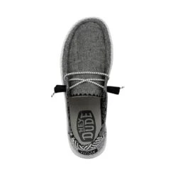 Wendy Chambray Woven - Onyx 13 Wendy Chambray Woven - Onyx -Austins Shoes Store 40059 09U WENDY CHAMBRAY WOVEN ONYX LEFT 6