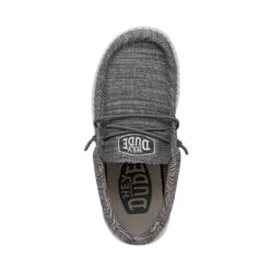 Wally Toddler Blend Linen - Stone -Austins Shoes Store 40160 270 WALLYTODDLERBLENDLINEN STONE LEFTTOP