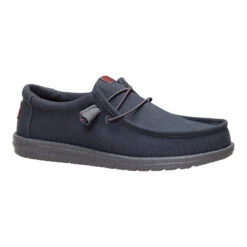 Wally Canvas - Dark Grey -Austins Shoes Store 40375 029 WALLYCANVAS DARKGREY 3QTR conversion1