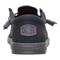 Wally Canvas - Dark Grey -Austins Shoes Store 40375 029 WALLYCANVAS DARKGREY BACK conversion1