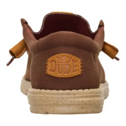 Wally Canvas - Brown -Austins Shoes Store 40375 255 WALLYCANVAS BROWN BACK conversion1