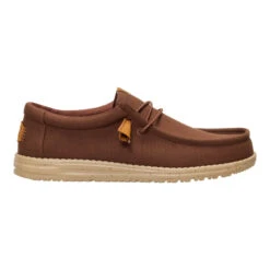 Wally Canvas - Brown -Austins Shoes Store 40375 255 WALLYCANVAS BROWN RIGHT SIDE conversion1