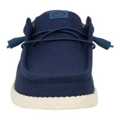 Wally Canvas - Navy -Austins Shoes Store 40375 410 WALLYCANVAS NAVY FRONT conversion1