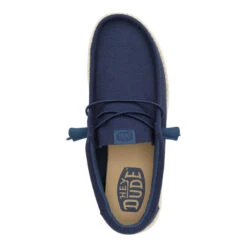 Wally Canvas - Navy -Austins Shoes Store 40375 410 WALLYCANVAS NAVY TOP conversion1