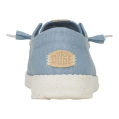 Wendy Canvas - Dusty Blue -Austins Shoes Store 40386 49R WENDYCANVAS DUSTYBLUE BACK conversion1