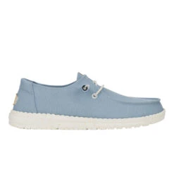 Wendy Canvas - Dusty Blue -Austins Shoes Store 40386 49R WENDYCANVAS DUSTYBLUE RIGHT SIDE conversion1