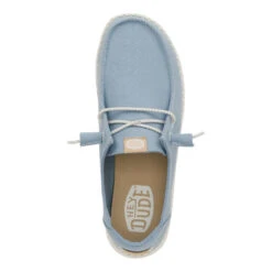 Wendy Canvas - Dusty Blue -Austins Shoes Store 40386 49R WENDYCANVAS DUSTYBLUE TOP conversion1