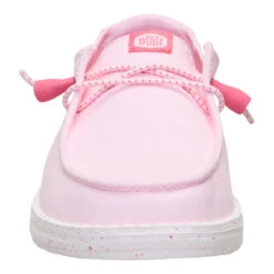 Wendy Canvas - Light Pink -Austins Shoes Store 40386 6JN WENDYCANVAS LIGHT PINK FRONT conversion1