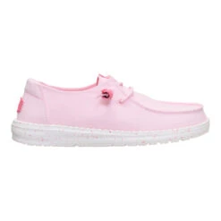 Wendy Canvas - Light Pink -Austins Shoes Store 40386 6JN WENDYCANVAS LIGHT PINK RIGHT SIDE conversion1