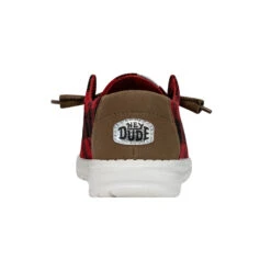 Wendy Buffalo Plaid - Red And Black Plaid -Austins Shoes Store 40617 643 WENDYBUFFALOPLAID REDBLACK RIGHTBACK conversion1