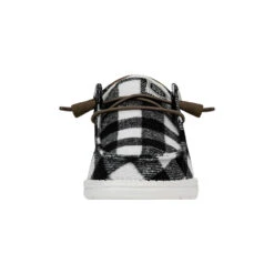 Wendy Buffalo Plaid - White And Black Plaid 9 Wendy Buffalo Plaid - White And Black Plaid -Austins Shoes Store 40617 103 ALT150 conversion1