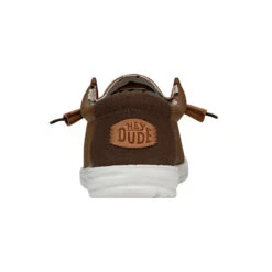 Wally Fish Lure - Tobacco Brown -Austins Shoes Store 40624 2DM WALLYBATIK BROWN LEFTBACK