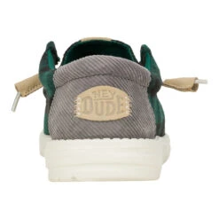 Wally Buffalo Plaid - Hunter Green -Austins Shoes Store 40657 3WF WALLYBUFFALOPLAID HUNTERGREEN BACK conversion1 96ce9380 d59b 47f9 9ef3 334873e32d1c