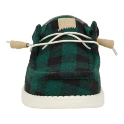 Wally Buffalo Plaid - Hunter Green -Austins Shoes Store 40657 3WF WALLYBUFFALOPLAID HUNTERGREEN FRONT conversion1 fffbffce 6eea 492a ba80 62759dadd816