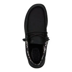 Wally Stretch Canvas - Black/Black -Austins Shoes Store 40700 060 WALLY CANVAS BLACK BLACK LEFT TOP 1