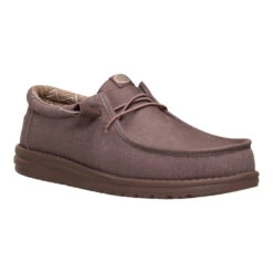 Wally Stretch Canvas - Deep Taupe -Austins Shoes Store 40700 0PO WALLYSTRETCHCANVAS DEEPTAUPE RIGHT SIDE conversion1