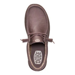 Wally Stretch Canvas - Deep Taupe -Austins Shoes Store 40700 0PO WALLYSTRETCHCANVAS DEEPTAUPE TOP conversion1