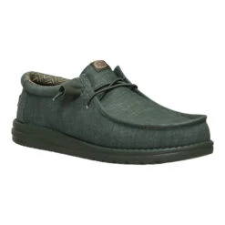 Wally Stretch Canvas - Deep Green 13 Wally Stretch Canvas - Deep Green -Austins Shoes Store 40700 3TJ WALLYSTRETCHCANVAS DEEPGREEN RIGHT SIDE conversion1