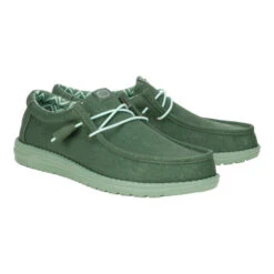 Wally Stretch Canvas - Duck Green/Iceberg Green -Austins Shoes Store 40700 3YQ WALLYSTRETCHCANVAS DUCKGREEN ICEBERGGREEN PAIR conversion1