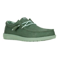 Wally Stretch Canvas - Duck Green/Iceberg Green -Austins Shoes Store 40700 3YQ WALLYSTRETCHCANVAS DUCKGREEN ICEBERGGREEN RIGHT 3QTR conversion1