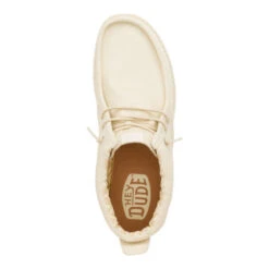 Wally Mid Stretch Canvas - Bone White -Austins Shoes Store 40701 1UG WALLYMIDSTRETCHCANVAS BONEWHITE TOP conversion1