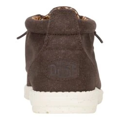 Wally Mid Stretch Canvas - Brown -Austins Shoes Store 40701 2IV WALLYMIDSTRETCHCANVAS MOLEBROWN BACK