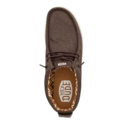Wally Mid Stretch Canvas - Brown -Austins Shoes Store 40701 2IV WALLYMIDSTRETCHCANVAS MOLEBROWN TOP