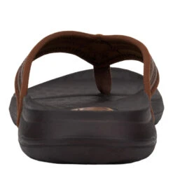 Myers Flip Classic - Brown/Brown -Austins Shoes Store 40721 21D MYERS FLIP CLASSIC BROWN BROWN LEFT BACK conversion1