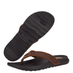 Myers Flip Classic - Brown/Brown -Austins Shoes Store 40721 21D MYERS FLIP CLASSIC BROWN BROWN PAIR BOTTOM conversion1