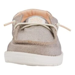 Wendy Youth Metallic Sparkle - Rose Gold -Austins Shoes Store 40830 7D9 WENDY Y METALLIC SPARKLE ROSE GOLD LEFT FRONT