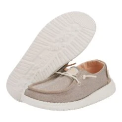 Wendy Youth Metallic Sparkle - Rose Gold -Austins Shoes Store 40830 7D9 WENDY Y METALLIC SPARKLE ROSE GOLD PAIR BOTTOM