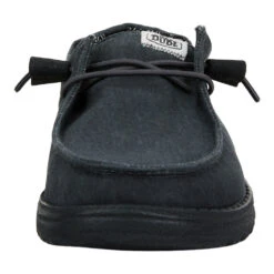 Wendy Stretch Canvas - Black/Black -Austins Shoes Store 40902 060 WENDY CANVAS BLACK BLACK LEFT FRONT
