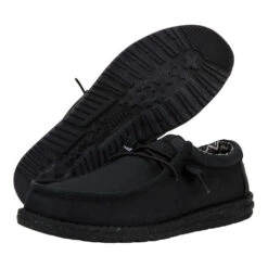 Wally Stretch Canvas - Black/Black -Austins Shoes Store 40902 060 WENDY CANVAS BLACK BLACK PAIR BOTTOM 3e9cf19e a659 47fe a342 a24b75422e5b