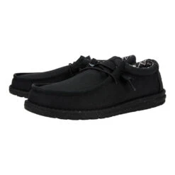 Wally Stretch Canvas - Black/Black -Austins Shoes Store 40902 060 WENDY CANVAS BLACK BLACK PAIR SIDE 1 1de3c4cc 3c6a 4453 9e71 37ed474a36a7
