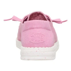 Wendy Stretch Canvas - Foxglove Pink -Austins Shoes Store 40902 79S WENDYSTRETCHCANVAS FOXGLOVEPINK BACK conversion1