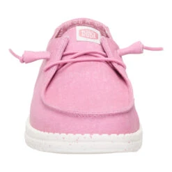 Wendy Stretch Canvas - Foxglove Pink -Austins Shoes Store 40902 79S WENDYSTRETCHCANVAS FOXGLOVEPINK FRONT conversion1