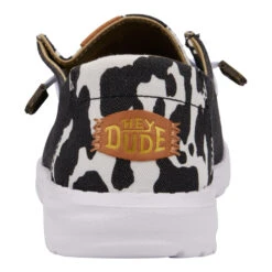 Wendy Animal - Black/Cow -Austins Shoes Store 41037 0HO WENDY ANIMAL BLACK COW LEFT BACK