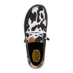 Wendy Animal - Black/Cow -Austins Shoes Store 41037 0HO WENDY ANIMAL BLACK COW LEFT TOP
