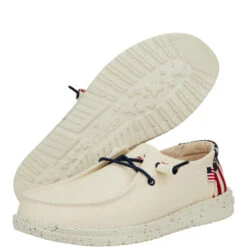 Wendy Americana - Off White 10 Wendy Americana - Off White -Austins Shoes Store 41096 1LB WENDY AMERICANA OFF WHITE PAIR BOTTOM conversion1