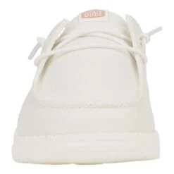 Wendy Slip Classic - White -Austins Shoes Store 41269 100 WENDYSLIPCLASSIC WHITE FRONT