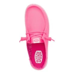 Wendy Slip Classic - Neon Pink -Austins Shoes Store 41269 676 WENDYSLIPCLASSIC NEONPINK TOP