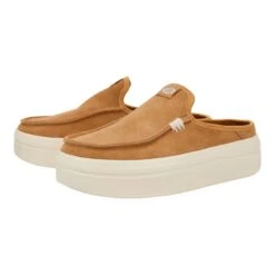 Austin Lift Classic - Tan -Austins Shoes Store 41272 265 AUSTIN W STACKED CLASSIC TAN PAIR SIDE