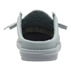 Wally Slip Stretch Canvas - Puritan Grey -Austins Shoes Store 41293 1VV WALLYSLIPSTRETCHCANVAS PURITANGREY BACK conversion1