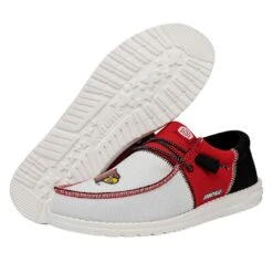 Men's Wally Tri Louisville Cardinals - Louisville Red/Black -Austins Shoes Store 41322 643 WALLYTRILOUISVILLECARDINALS REDBLACK LEFTPAIRBOTTOM