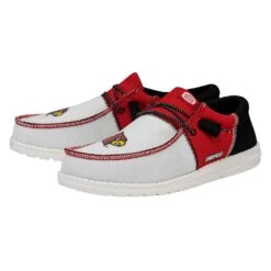 Men's Wally Tri Louisville Cardinals - Louisville Red/Black -Austins Shoes Store 41322 643 WALLYTRILOUISVILLECARDINALS REDBLACK LEFTPAIRSIDE