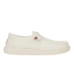 Wendy Canvas Mono - Egret -Austins Shoes Store 41328 0LA WENDYCANVASMONO EGRET RIGHT SIDE conversion1